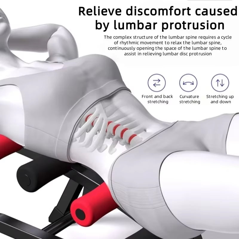 Lumbar Soothing Device Stretching Device Lumbar Curvature Traction Assistance for Spinal Correction a Miraculous Tool Stretcher